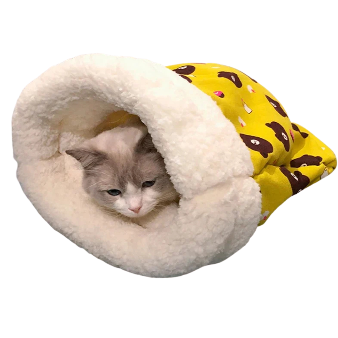 Cat Sleeping Bag – Soft, Cozy, and Fluffy Comfort