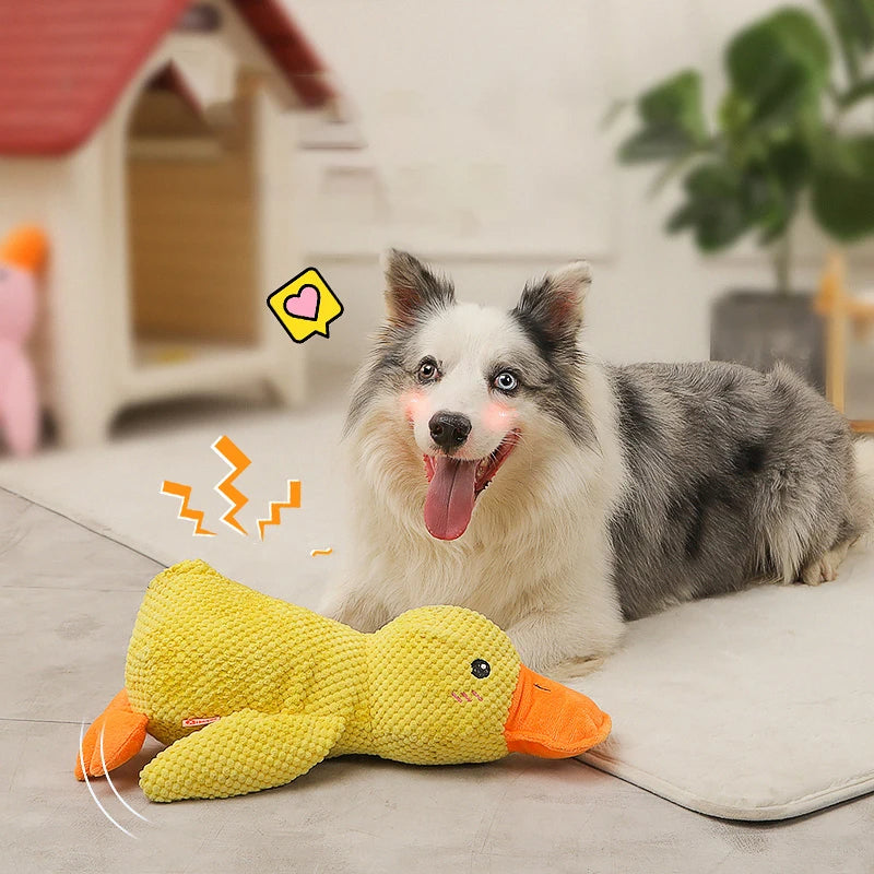 HOOPET Dog Sleeping Toy – Interactive Duck Chew Toy for Dogs with Sound