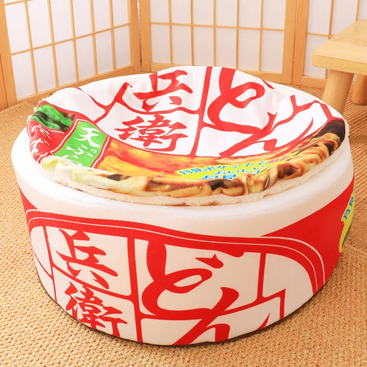 Japanese Ramen Noodle Cup Cat Bed