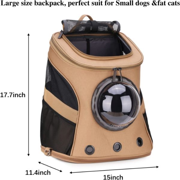 Large Cat Bubble Backpack