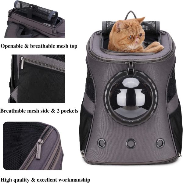 Large Cat Bubble Backpack