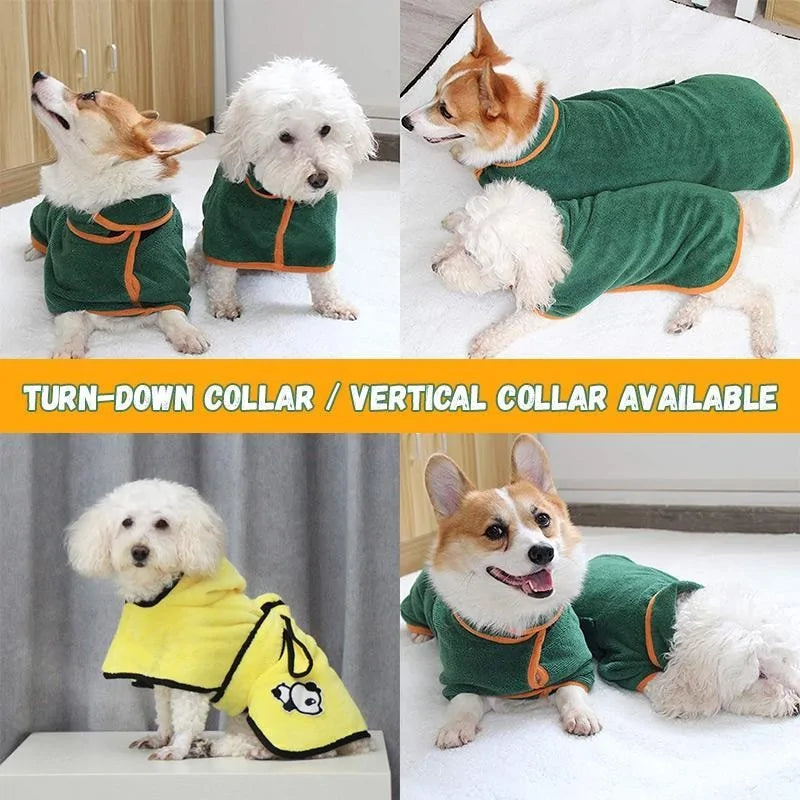 Cozy Pet Drying Robe