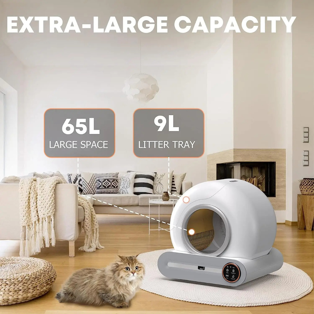 Sugar Pie Smart Cat Litter Box - Clean, Smart, and Cat-Approved!