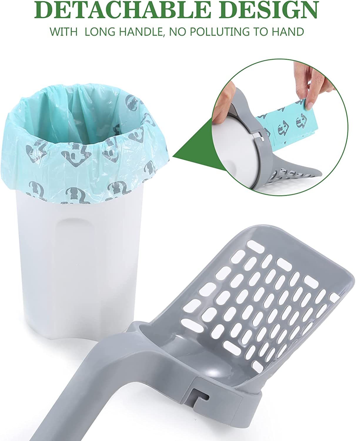 Premium Integrated Cat Litter Scoop