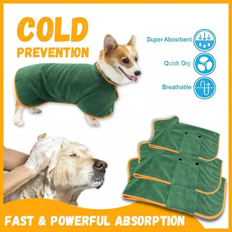 Cozy Pet Drying Robe