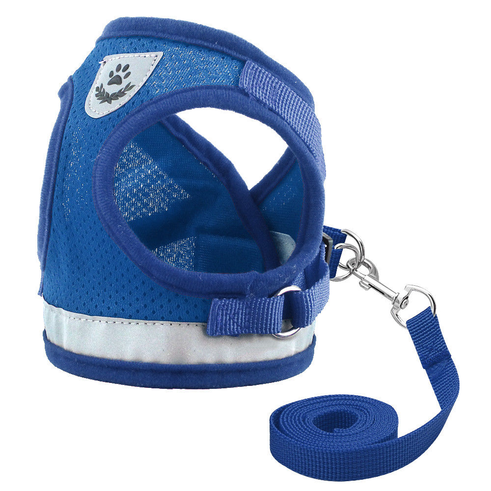 Cat Dog Pet Walking Harness With Leash