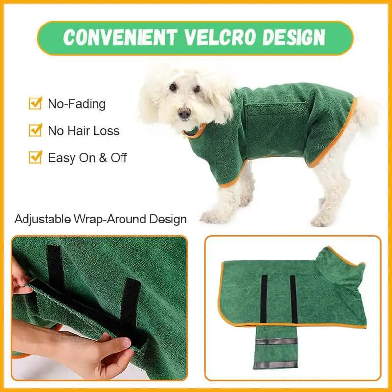 Cozy Pet Drying Robe